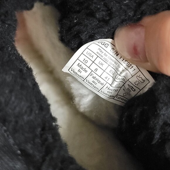 UGG Classic Ultra Mini New Heights Boots Womens 10 Fur Cozy Boho Whimsygoth - Picture 7 of 10